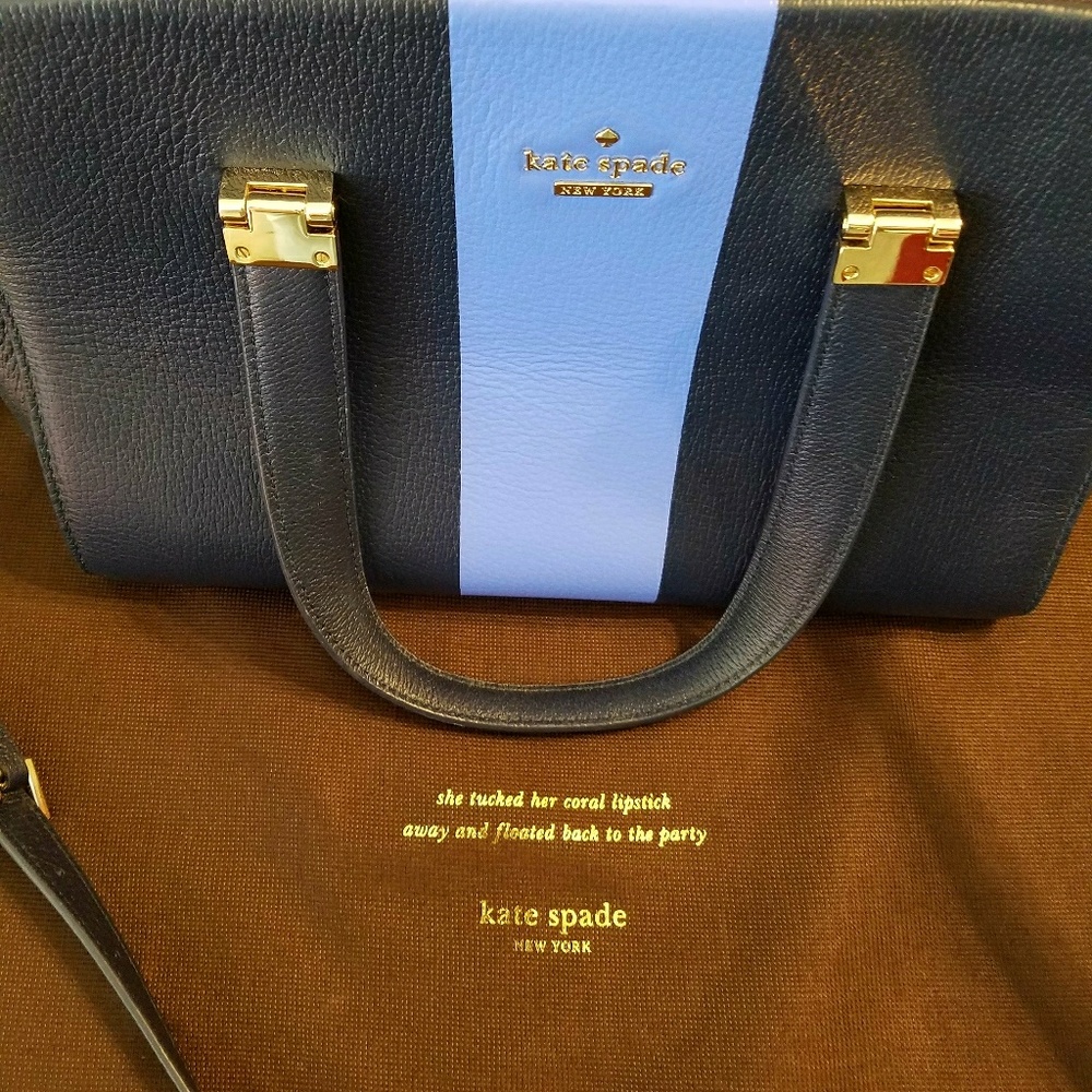 Kate Spade Brand New Navy / Light Blue